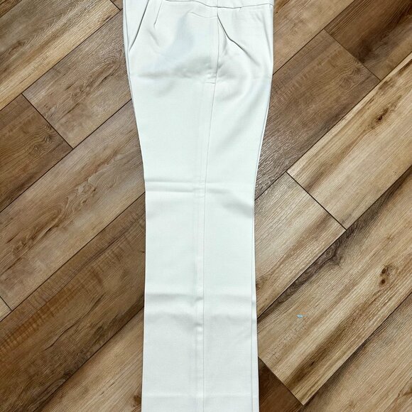 Talbots Signature Dress Pants Ivory Rayon Blend Size 10 Petite Preowned - Picture 8 of 11